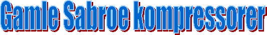 Gamle Sabroe kompressorer