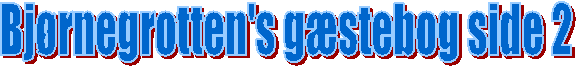 Bjrnegrotten's gstebog side 2