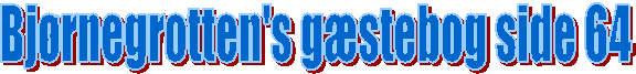 Bjrnegrotten's gstebog side 64