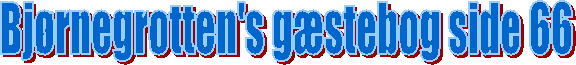 Bjrnegrotten's gstebog side 66